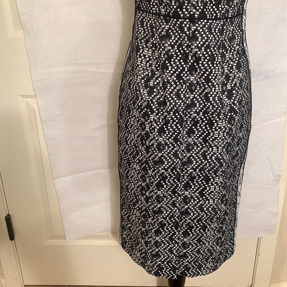 ETCETERA Size 0, Black and White Sleeveless Dress, Pit to Pit 16”, NWT - Picture 8 of 10
